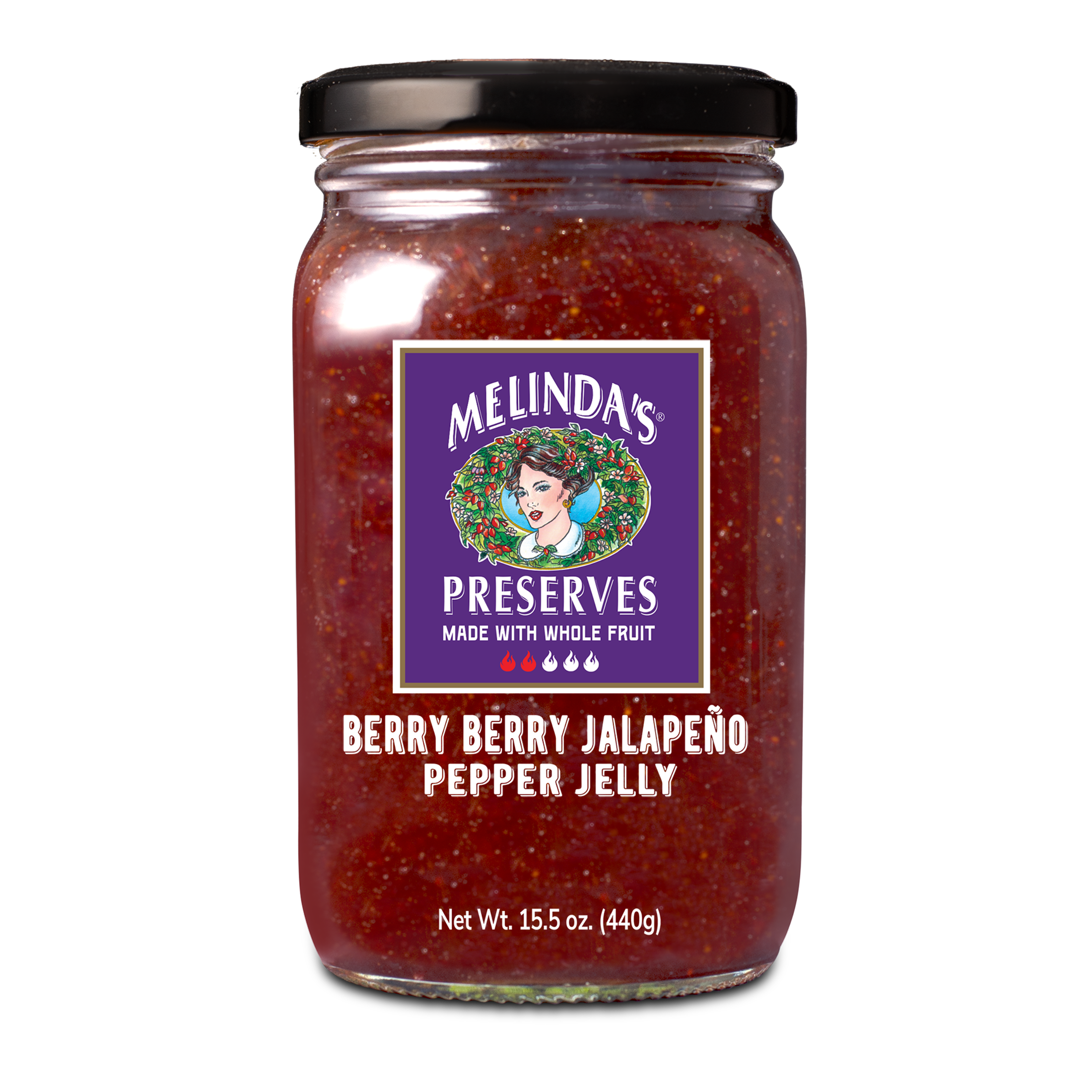 Melinda's Whole Fruit Preserves Berry Berry Jalapeno – Melinda's Foods