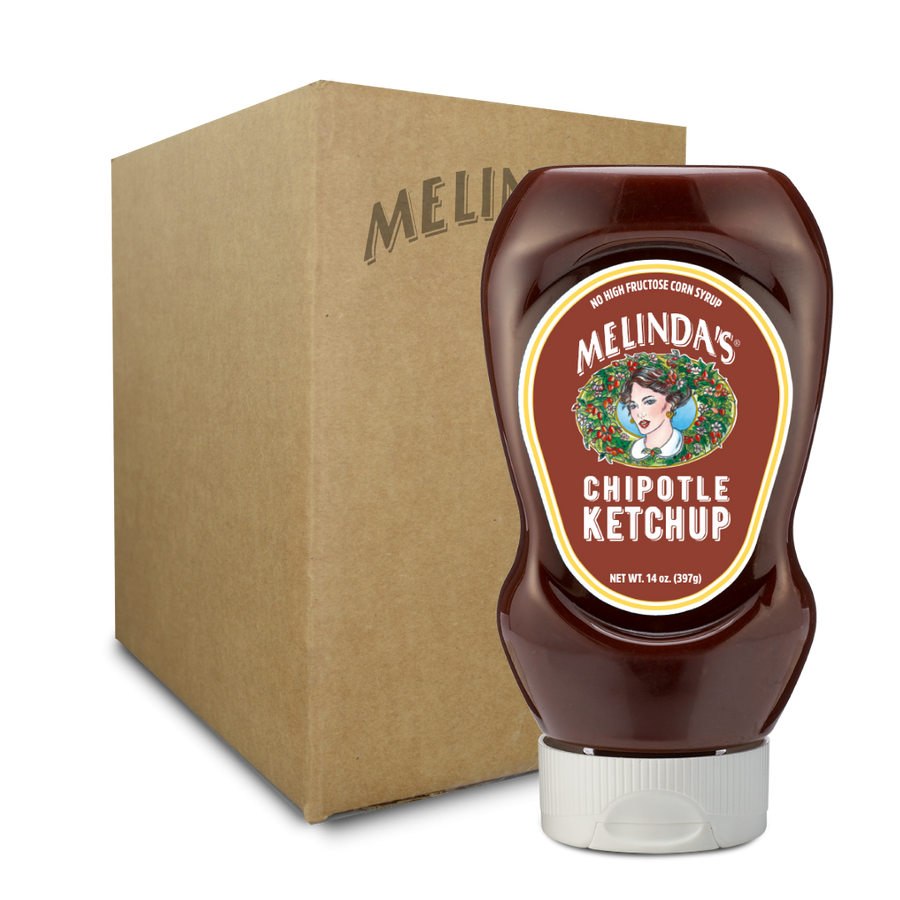 Melinda’s Chipotle Ketchup (Squeeze 6 pk Case)