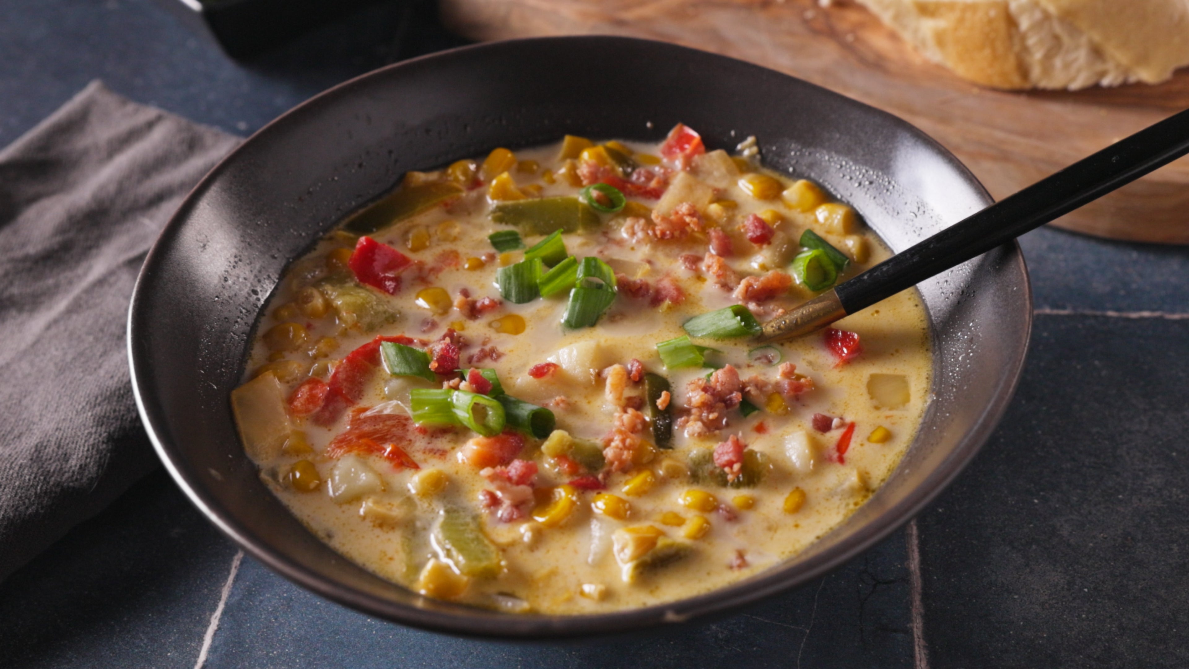 Spicy Vegetable Corn Chowder