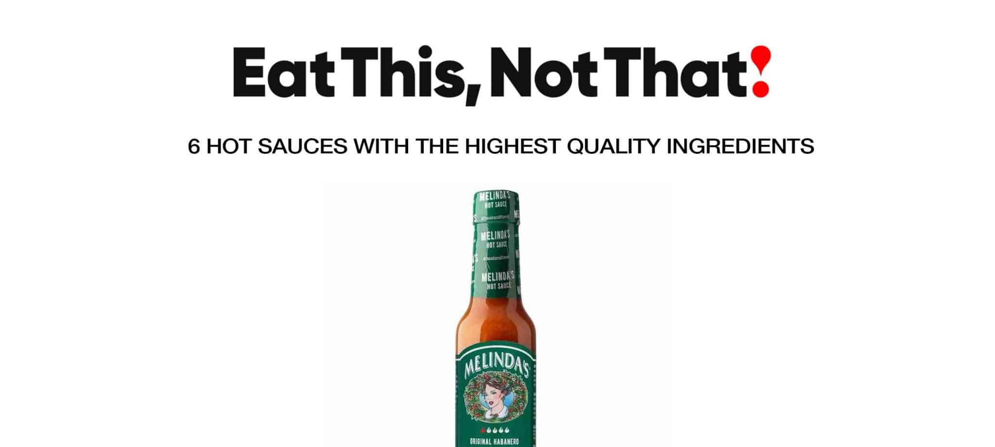 Melinda's Original Habanero hot sauce bottle with green label featuring woman's portrait, representing high-quality...