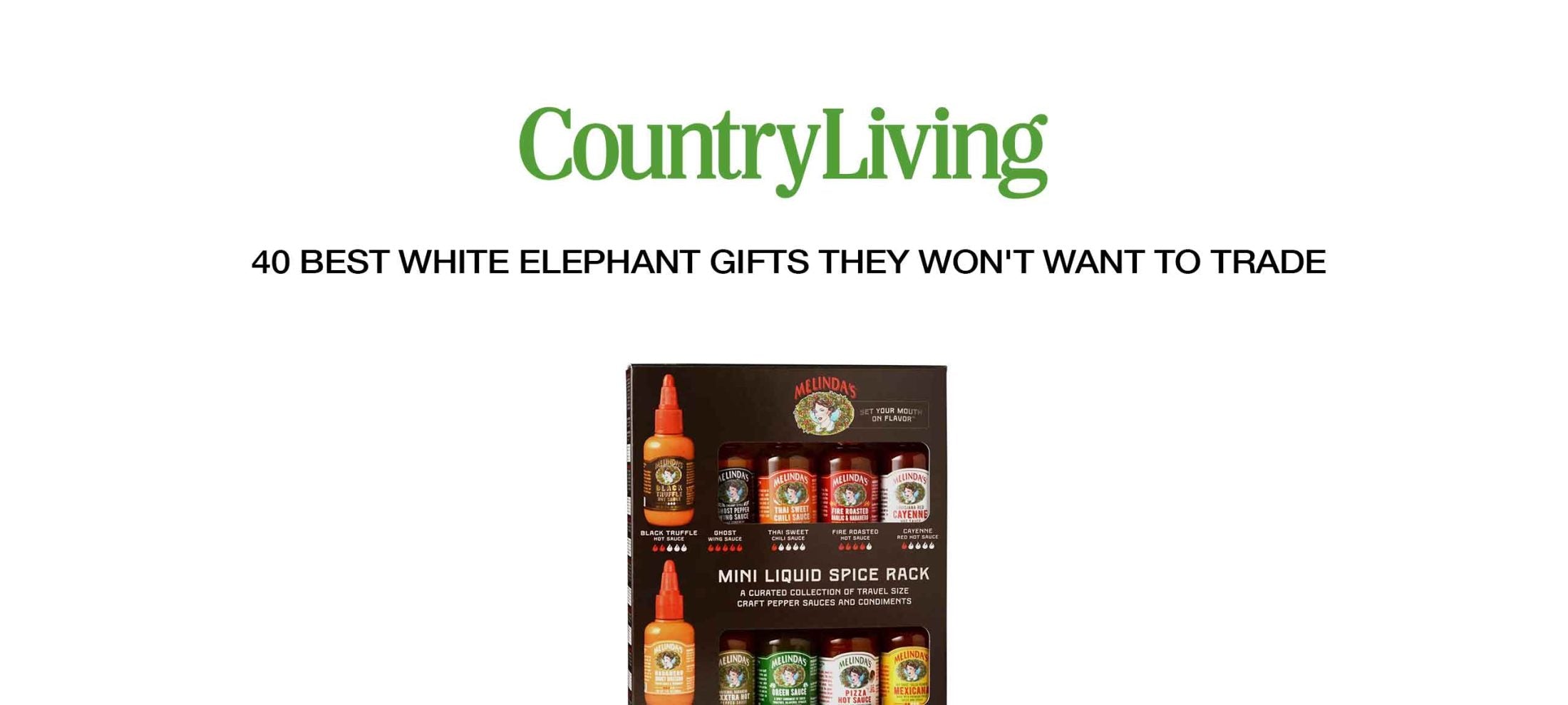 Mini liquid spice rack gift set with hot sauce bottles and spice containers in black packaging
