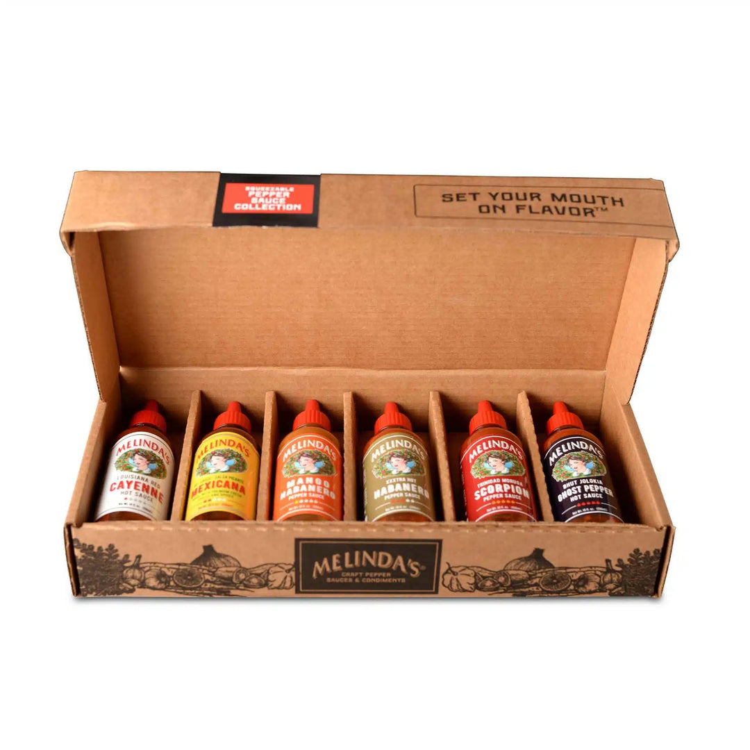 Melinda’s Squeezable Pepper Sauce Collection