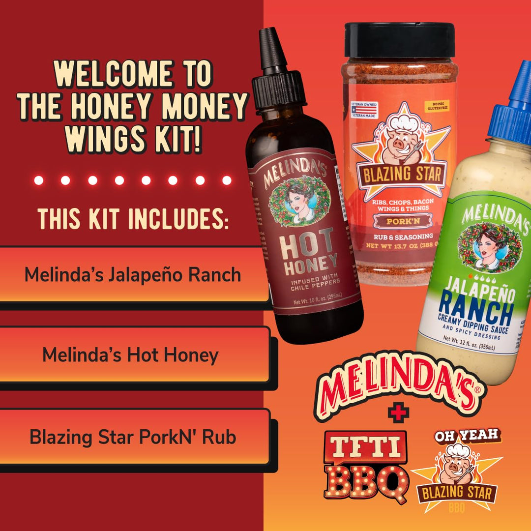 Melinda’s Honey Money Wings Recipe Kit