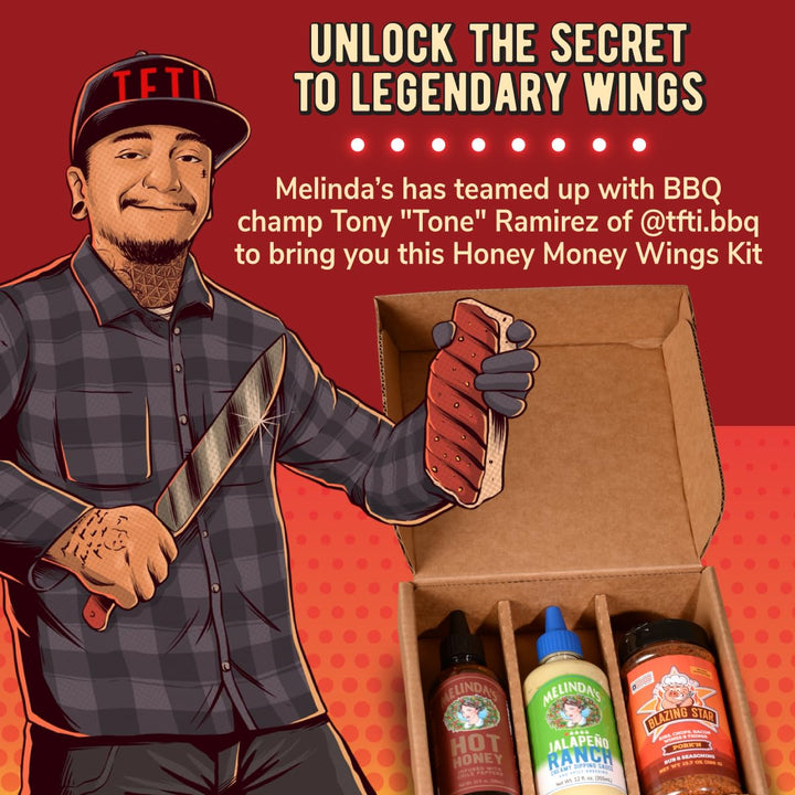 Melinda’s Honey Money Wings Recipe Kit