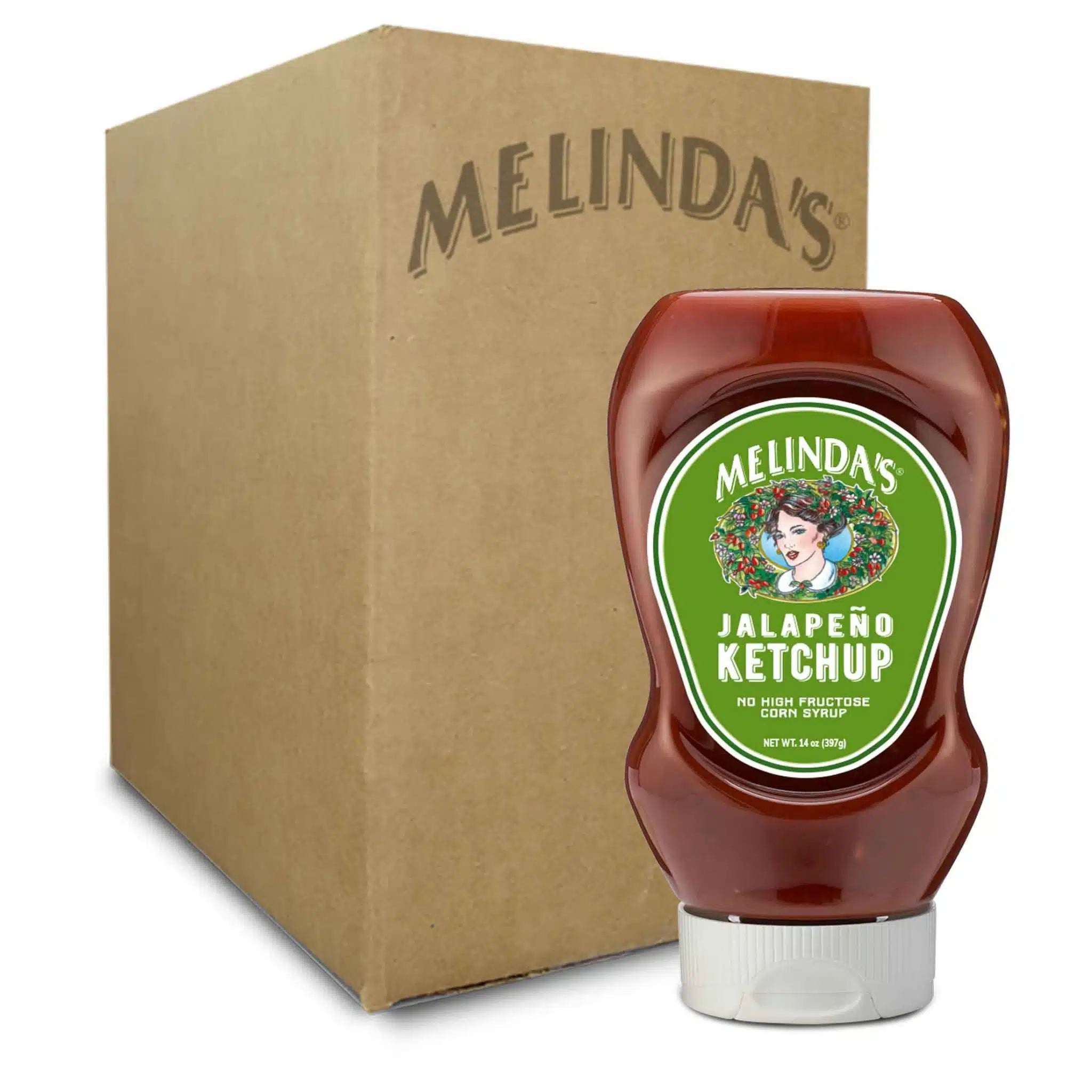 Melinda’s Jalapeño Ketchup (Squeeze 6 pk Case) Melinda's Foods