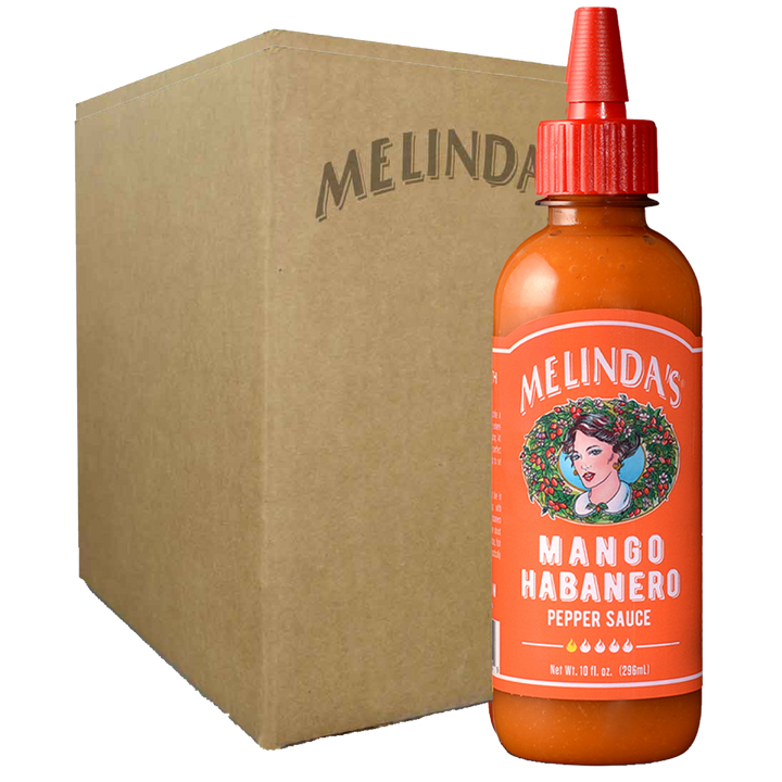 Melinda's Mango Habanero Pepper Sauce, Squeeze Bottle (6-Pack Case)