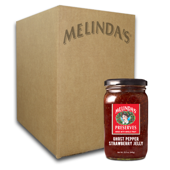 Melinda's Ghost Pepper Strawberry Preserve (6 pk Case)