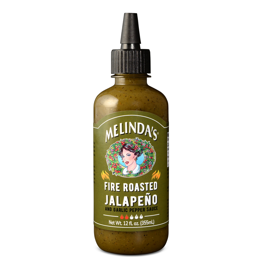 Melinda’s Fire Roasted jalapeño and Garlic Pepper Sauce 12oz