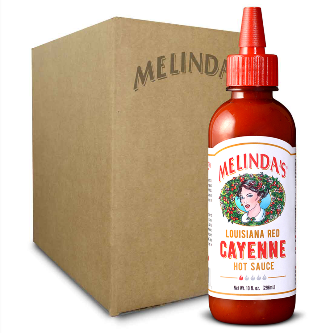 Melinda’s Louisiana Red Cayenne Hot Sauce, Squeeze Bottle (6-pk Case)