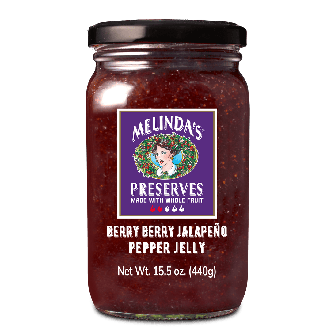 Melinda's Whole Fruit Preserves Berry Berry Jalapeno