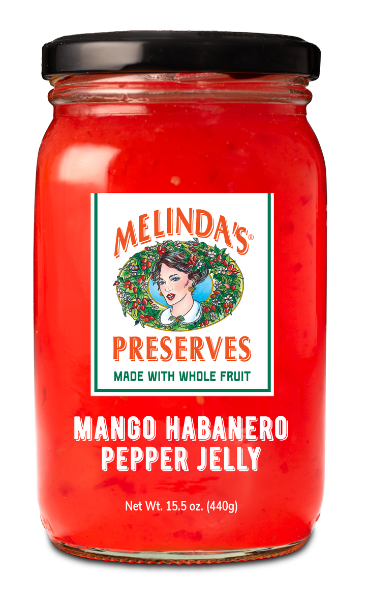 Melinda’s Whole Fruit Preserves Mango Habanero Pepper Jelly