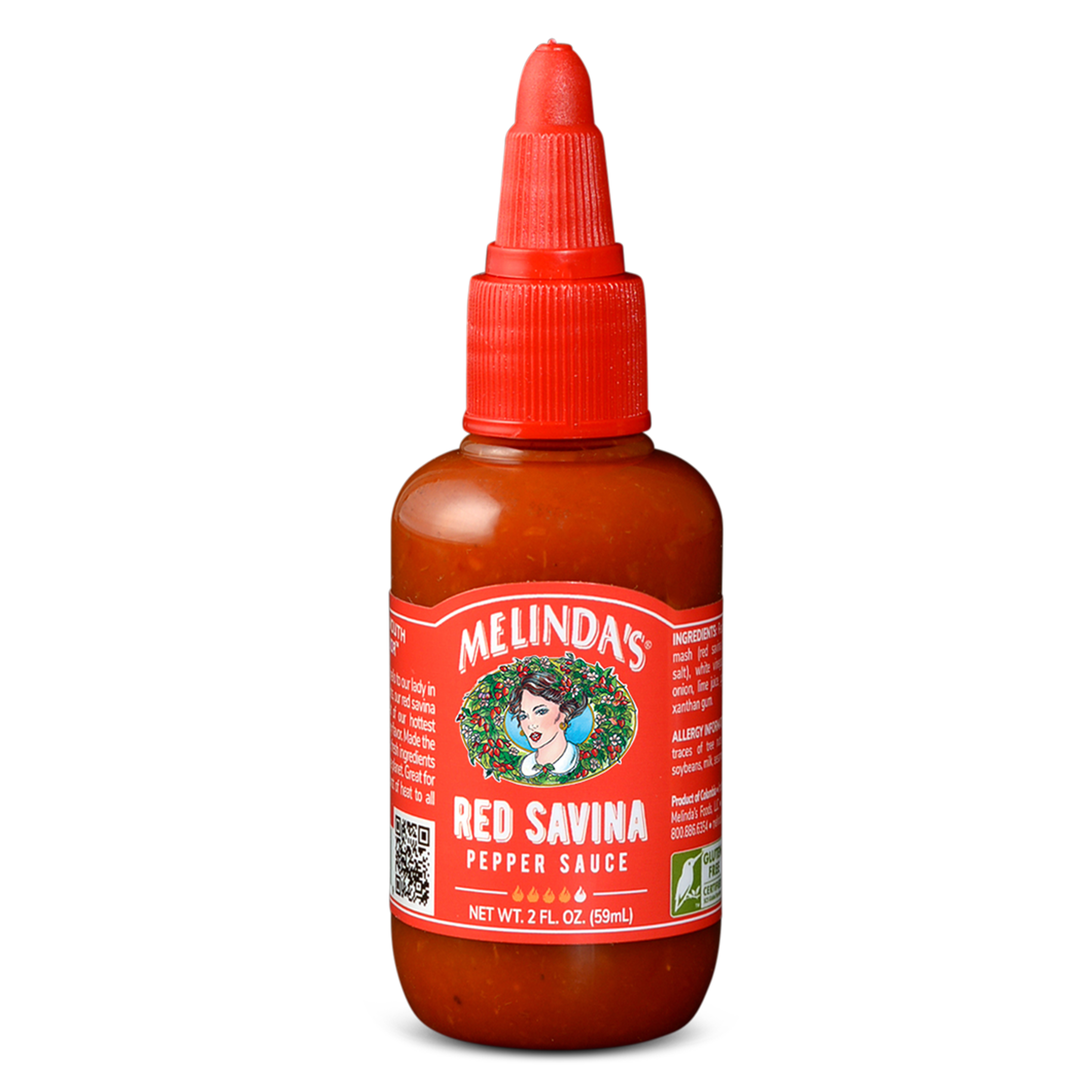 Melinda’s Red Savina Pepper Hot Sauce 2oz Mini-Squeeze