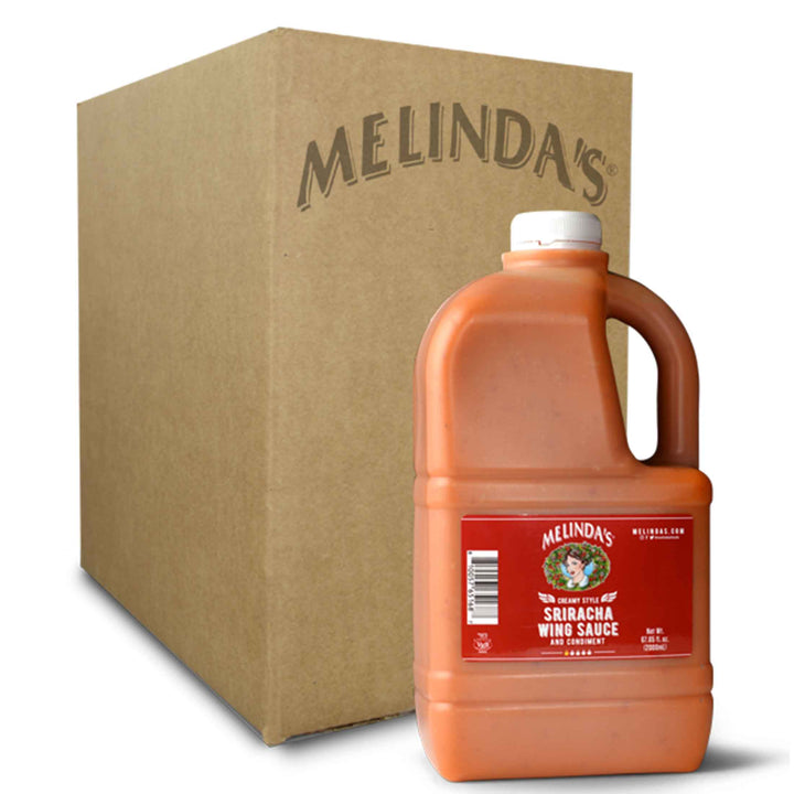 Melinda's Sriracha Wing Sauce Half Gallon Case