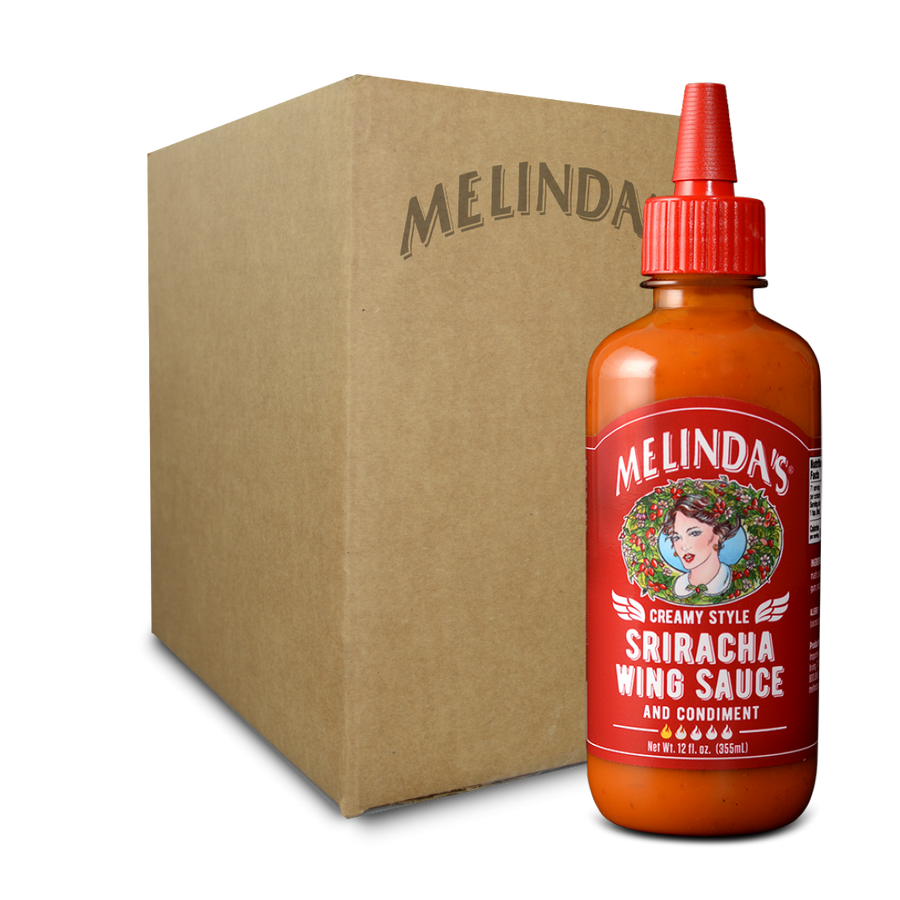 Melinda’s Creamy Style Sriracha Wing Sauce (6 pk Case)