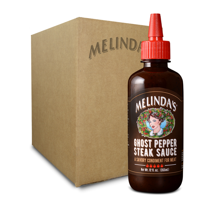 Melinda’s Ghost Pepper Steak Sauce (Case)