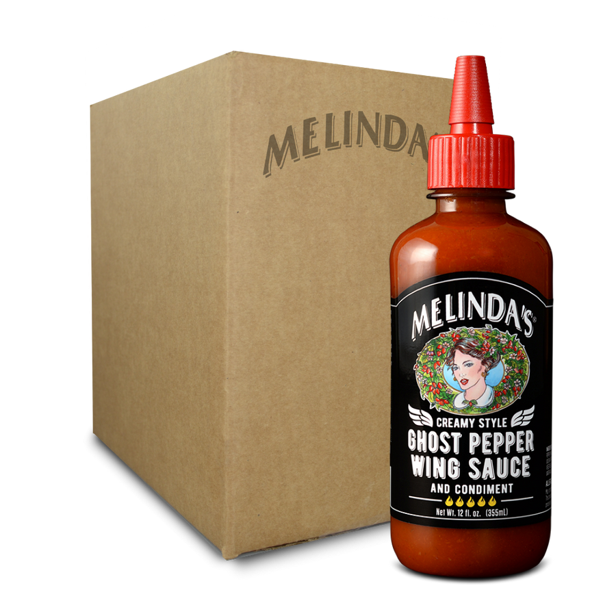 Melinda’s Creamy Style Ghost Pepper Wing Sauce (6 pk Case)