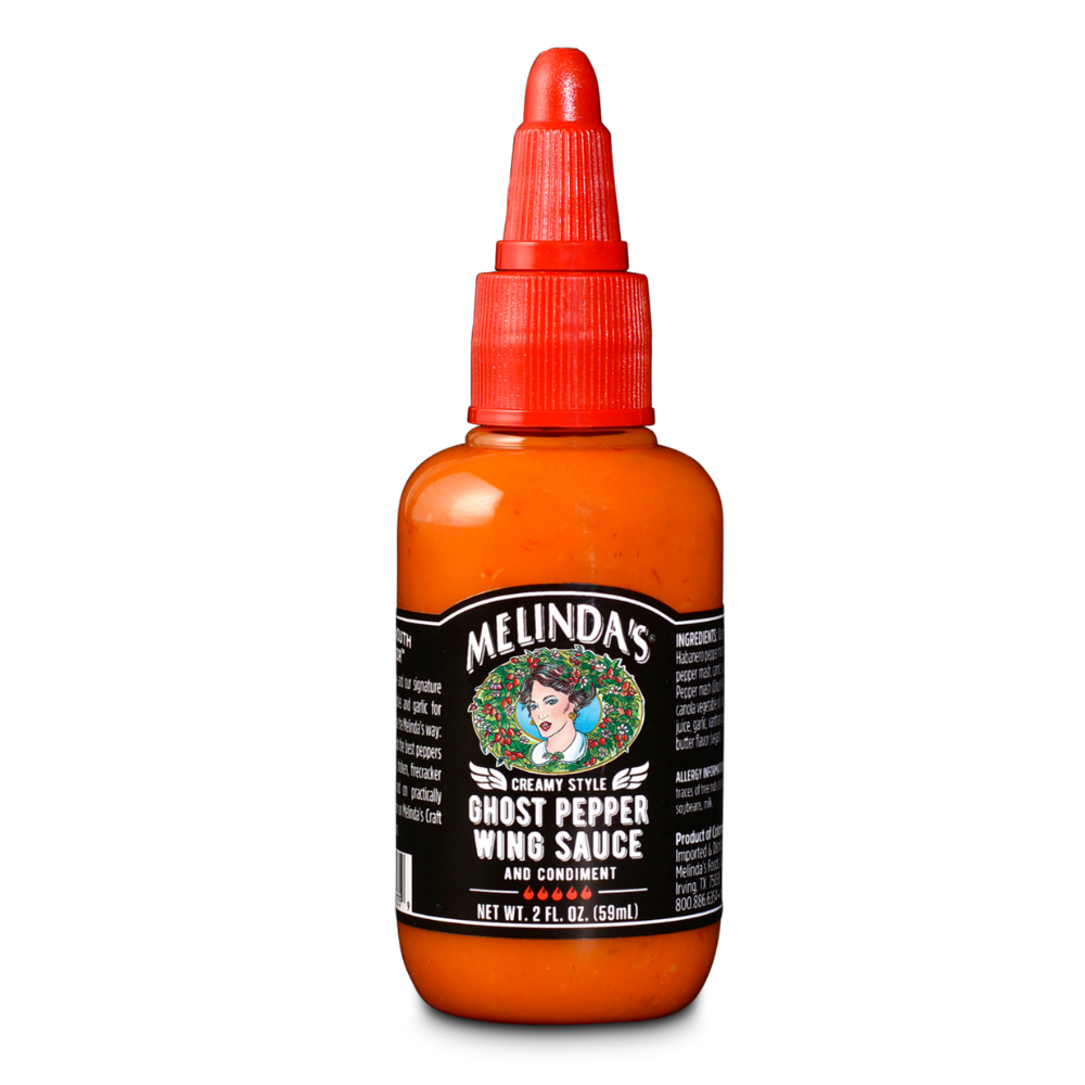 Creamy Style Ghost Pepper Wing Sauce 2 oz Mini-Squeeze