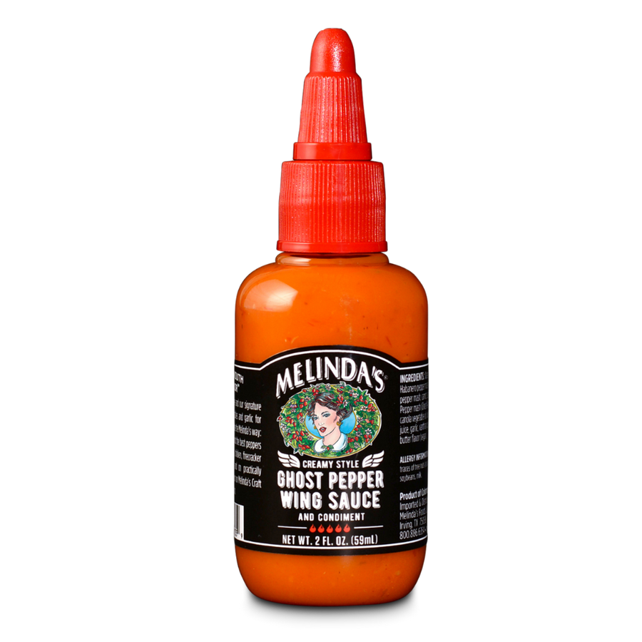 Creamy Style Ghost Pepper Wing Sauce 2 oz Mini-Squeeze