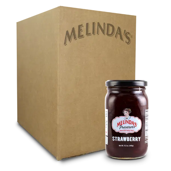 Melinda’s Whole Fruit Preserves Strawberry (6pk Case)