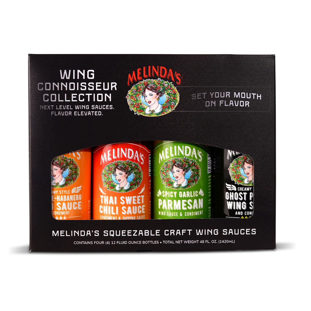 Wing Collection Label Wing Connoisseur Collection – Melinda's Foods